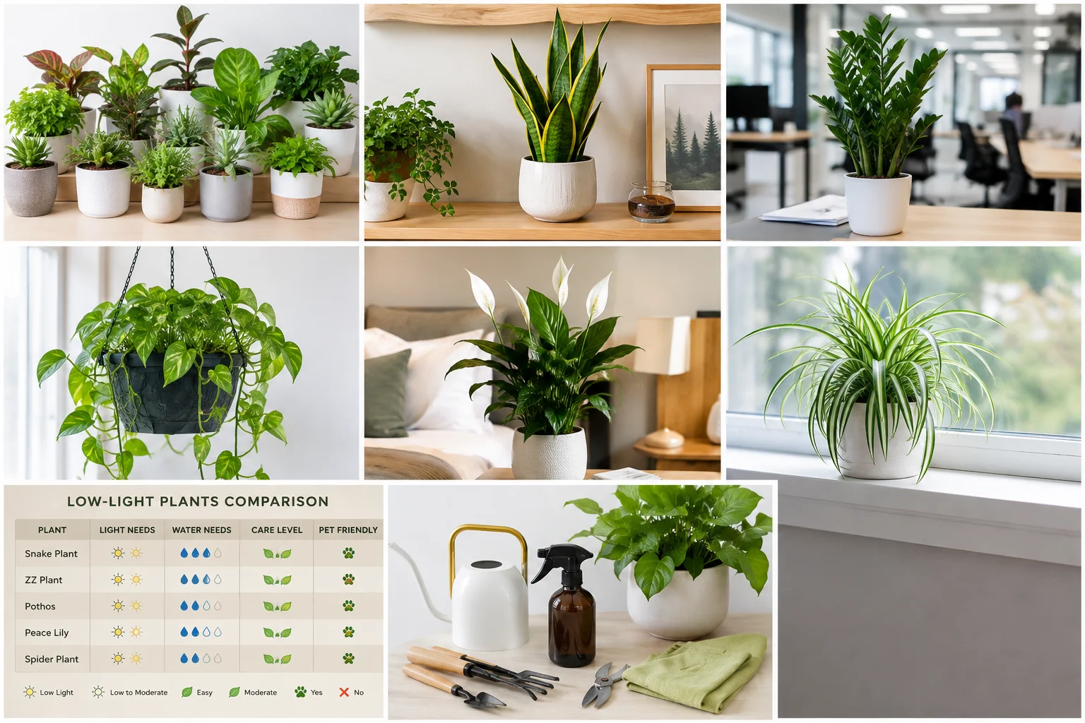 Small Indoor Plants That Don't Need Sunlight